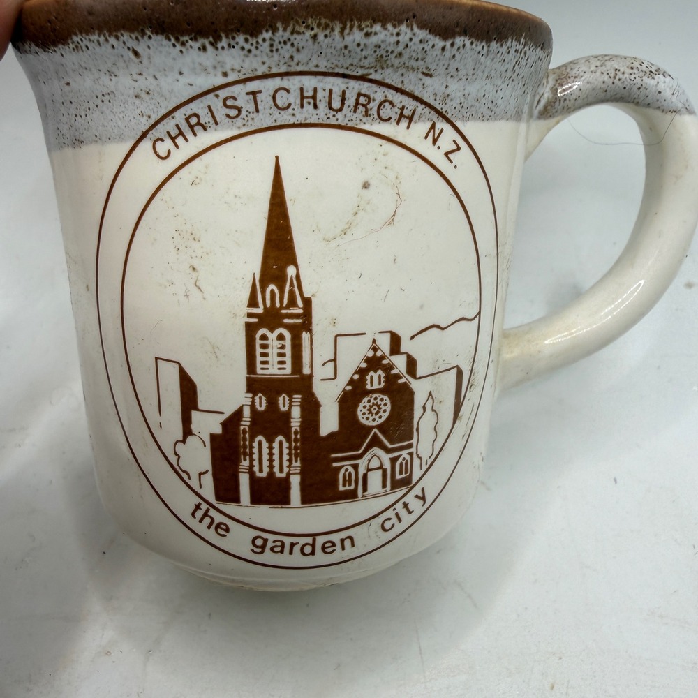 GA Jones Potbank Temuka NZ Christchurch New Zealand The Garden City Pottery Mug